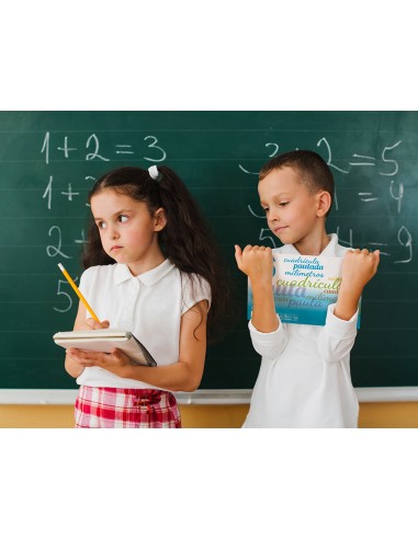 Libreta liderpapel pautaguia tapa cartoncillo 32 hojas din a5 70 g cuadriculado pautado 6 mm apaisado