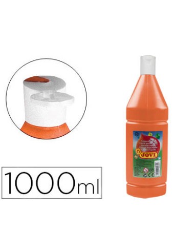 Tempera liquida jovi escolar 1000 ml naranja