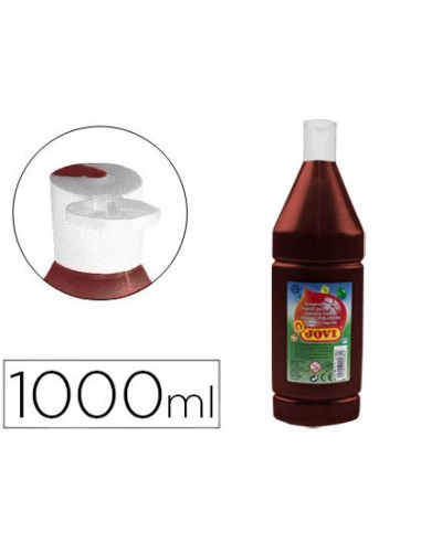 Tempera liquida jovi escolar 1000 ml marron