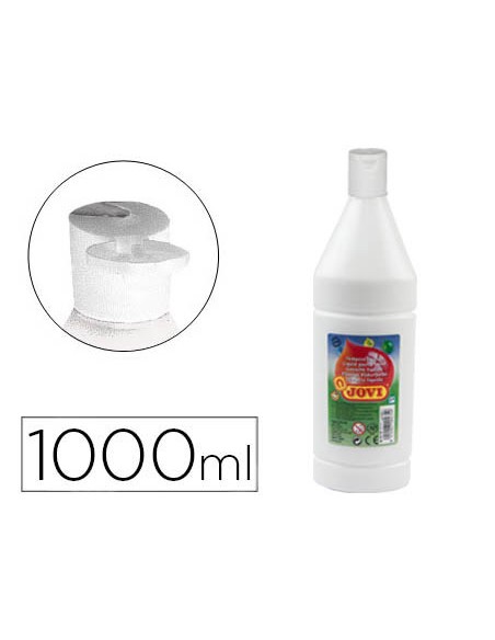 Tempera liquida jovi escolar 1000 ml blanco