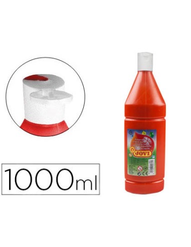 Tempera liquida jovi escolar 1000 ml bermellon