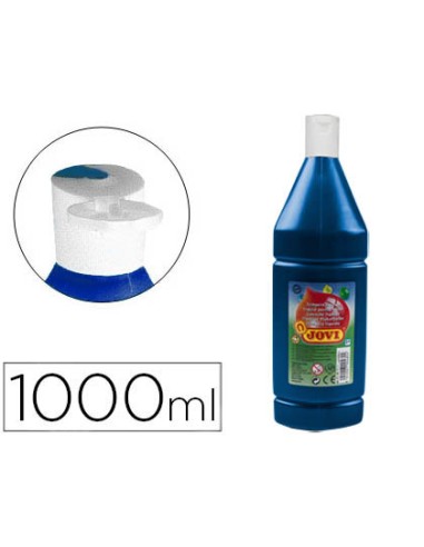 Tempera liquida jovi escolar 1000 ml azul ultramar