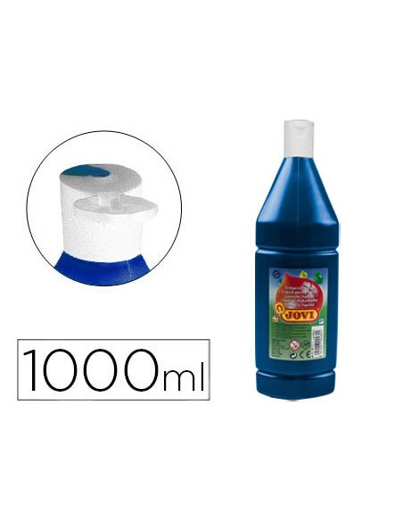 Tempera liquida jovi escolar 1000 ml azul ultramar