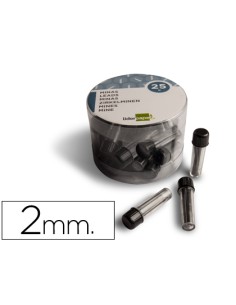 Minas liderpapel grafito para compas 2 mm estuche de 3 minas