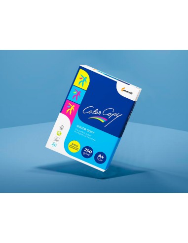 Papel fotocopiadora color copy din a4 250 gramos paquete de 125 hojas