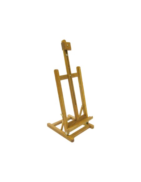 Caballete pintor artist estudio madera sobremesa 28x32x74 cm