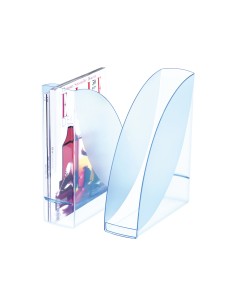 Revistero cep confort ice blue plastico celeste transparente