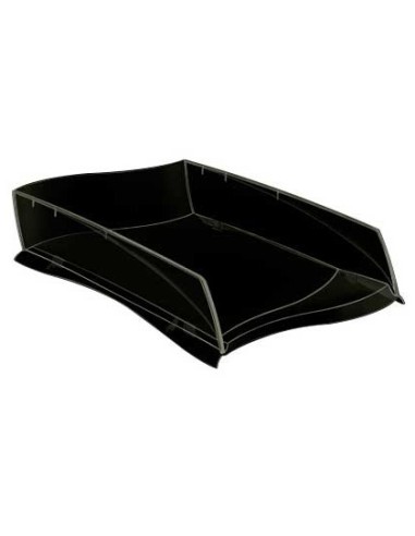 Bandeja sobremesa cep ellypse plastico negra 380x275x82 mm