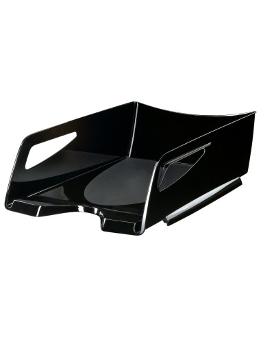 Bandeja sobremesa cep maxi de gran capacidad 386x270x115 mm plastico negra