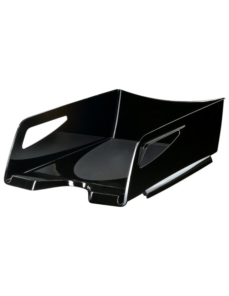 Bandeja sobremesa cep maxi de gran capacidad 386x270x115 mm plastico negra