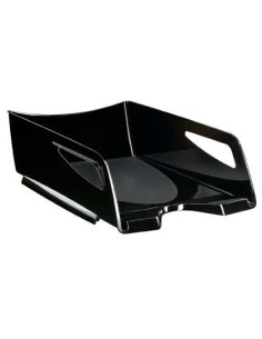 Bandeja sobremesa cep maxi de gran capacidad 386x270x115 mm plastico negra