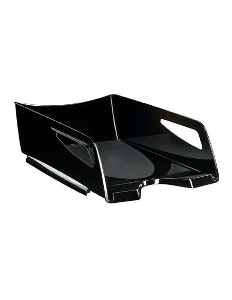 Bandeja sobremesa cep maxi de gran capacidad 386x270x115 mm plastico negra