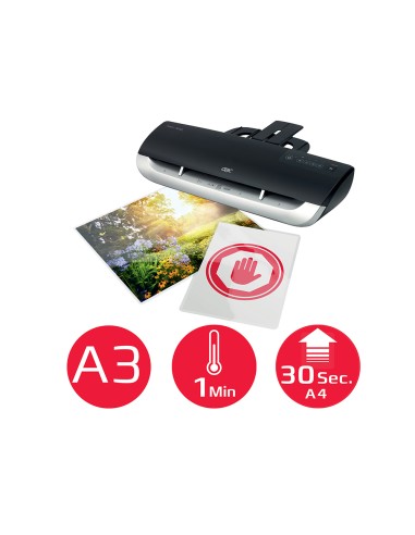 Plastificadora gbc fusion 3000l din a3 apagado automatico 2 rodillos hasta 125 mc