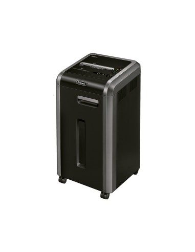 Destructora de documentos fellowes 225mi capacidad de corte 14h seguridad p5 clips grapas tarjetas y cd 60 litros