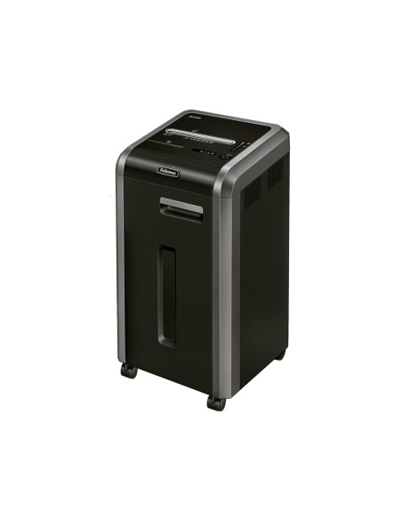 Destructora de documentos fellowes 225mi capacidad de corte 14h seguridad p5 clips grapas tarjetas y cd 60 litros