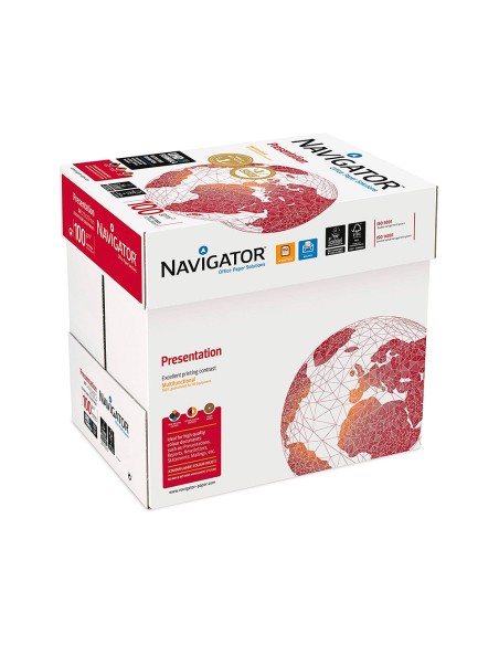 Papel fotocopiadora navigator din a3 100 gramos paquete de 500 hojas