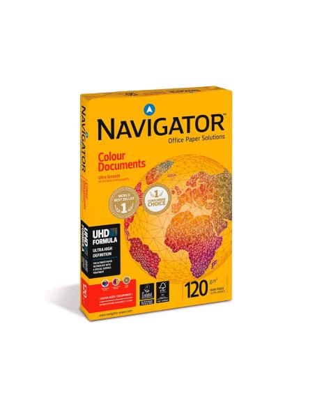 Papel fotocopiadora navigator din a3 120 gramos paquete de 500 hojas