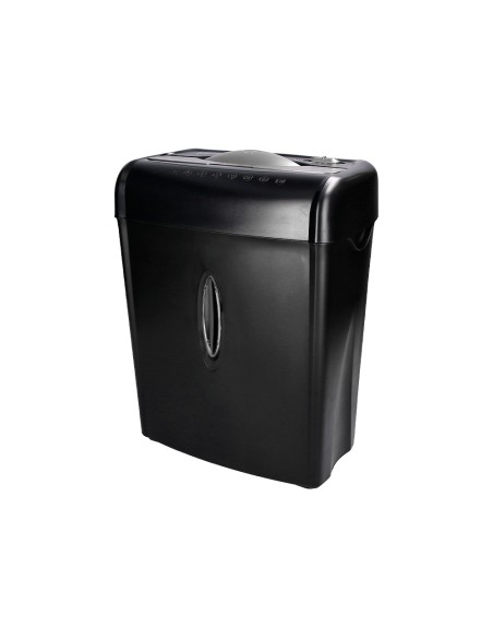 Destructora de documentos q connect kf17970 capacidad de corte 6 h destruye grapas clips y tarjetas papelera 14l