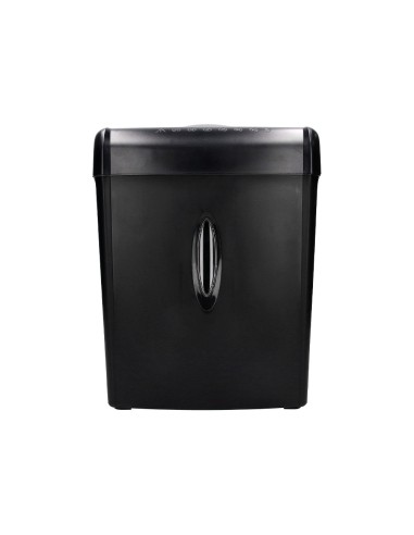 Destructora de documentos q connect kf17970 capacidad de corte 6 h destruye grapas clips y tarjetas papelera 14l