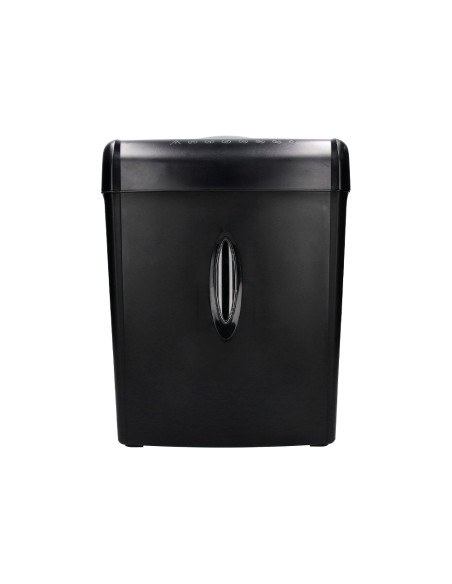 Destructora de documentos q connect kf17970 capacidad de corte 6 h destruye grapas clips y tarjetas papelera 14l