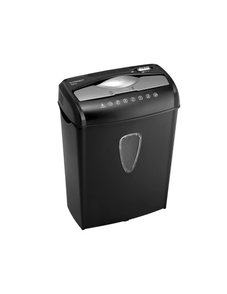 Destructora de documentos q connect kf17972 capacidad de corte 8 h destruye grapas clips cd y tarjetas 13 litros