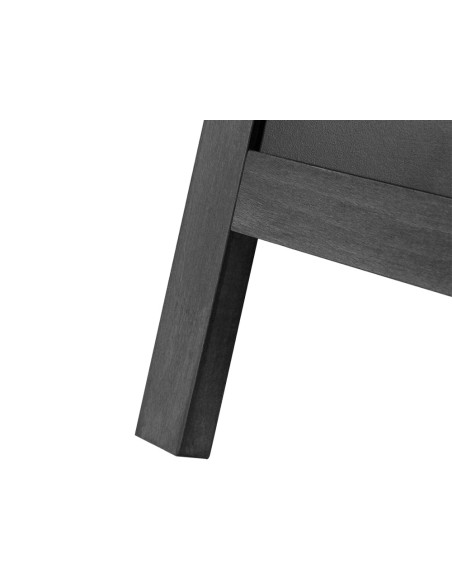 Pizarra negra liderpapel caballete doble cara de madera con superficie para rotuladores 75x135 cm