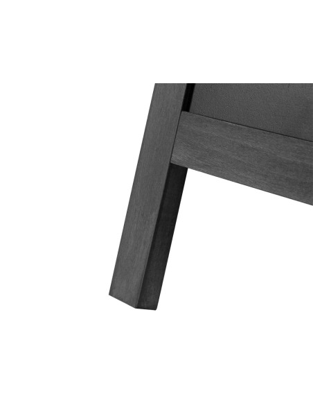 Pizarra negra liderpapel caballete doble cara de madera con superficie para rotuladores tipo tiza 55x85 cm