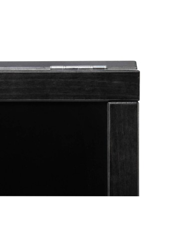 Pizarra negra liderpapel caballete doble cara de madera con superficie para rotuladores tipo tiza 55x85 cm