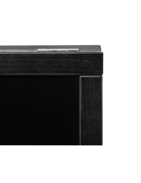 Pizarra negra liderpapel caballete doble cara de madera con superficie para rotuladores tipo tiza 55x85 cm