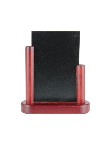 Pizarra negra liderpapel doble cara de madera con superficie para rotuladores tipo tiza 10x15cm