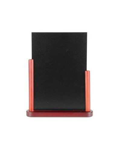 Pizarra negra liderpapel doble cara de madera con superficie para rotuladores tipo tiza 21x30cm