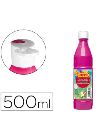 Tempera liquida jovi escolar 500 ml magenta