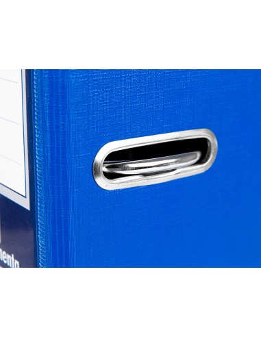 Modulo liderpapel 2 archivadores folio 2 anillas mecanismo de palanca 75mm azul