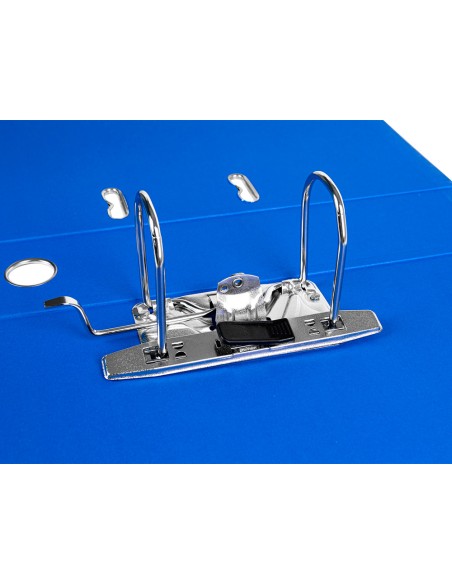 Modulo liderpapel 2 archivadores folio 2 anillas mecanismo de palanca 75mm azul