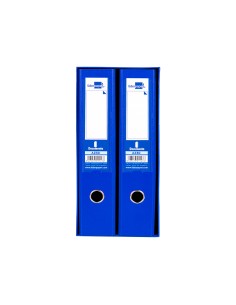 Modulo liderpapel 2 archivadores folio 2 anillas mecanismo de palanca 75mm azul