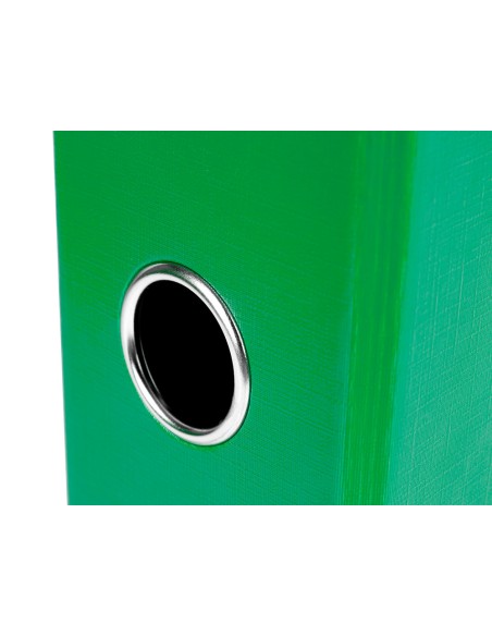 Modulo liderpapel 2 archivadores folio 2 anillas mecanismo de palanca 75mm verde
