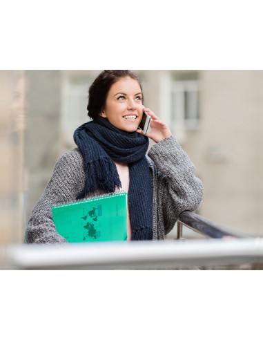 Carpeta liderpapel escaparate con espiral 30 fundas polipropileno din a4 verde