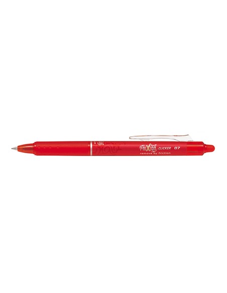 Boligrafo pilot frixion clicker borrable 07 mm color rojo