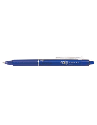 Boligrafo pilot frixion clicker borrable 07 mm color azul