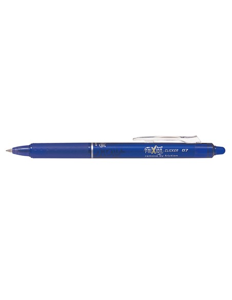 Boligrafo pilot frixion clicker borrable 07 mm color azul