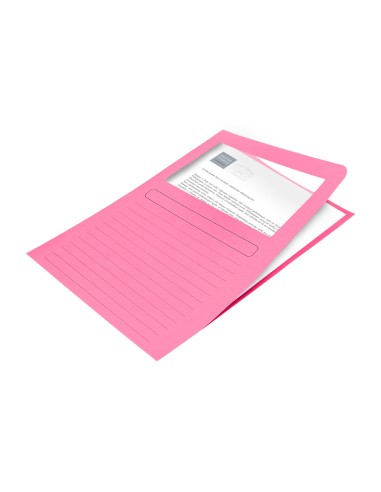 Subcarpeta cartulina q connect din a4 colores surtidos con ventana transparente 120g m2 paquete de 25 unidades