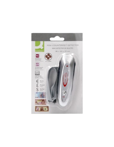 Detector q connect de billetes falsos de bolsillo