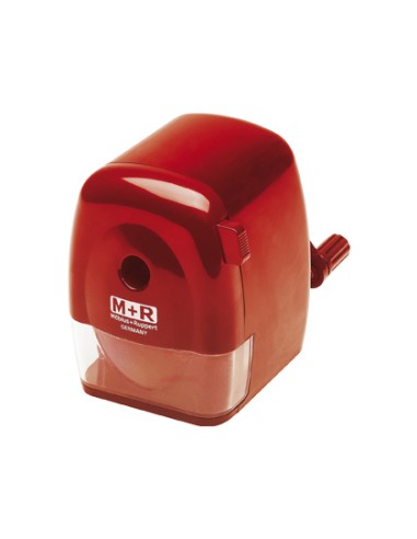 Sacapuntas sobremesa mr manual color rojo