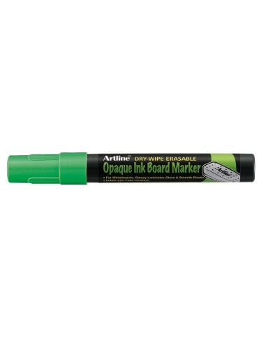 Rotulador artline pizarra verde negra epw 4 ve gr color verde fluorescente bolsa de 4 unidades