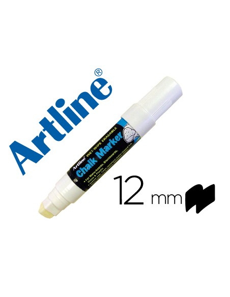 Rotulador artline pizarra verde negra epw 12 mm color blanco