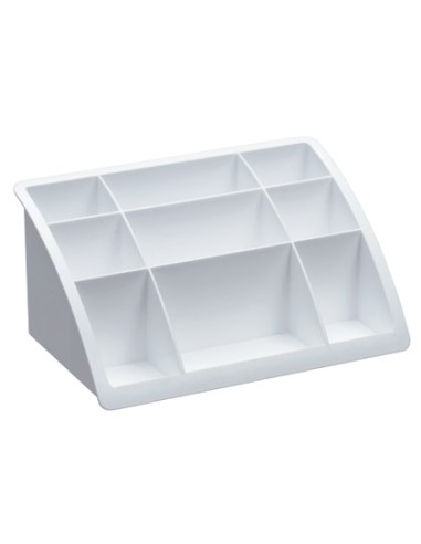 Organizador sobremesa plastico offisys timeless blanco 198x128x93 mm