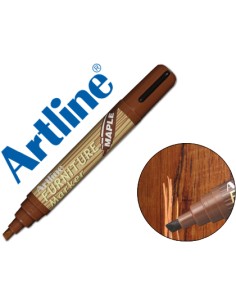 Rotulador artline marcador permanente ek 95 furniture maple arce punta biselada 20 50 mm en blister brico