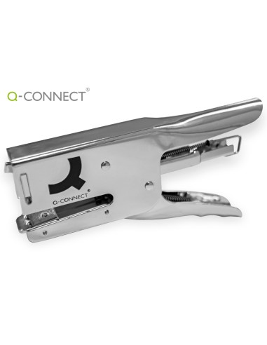 Grapadora q connect de tenaza capacidad 40 hojas usa grapas 24 6 26 6
