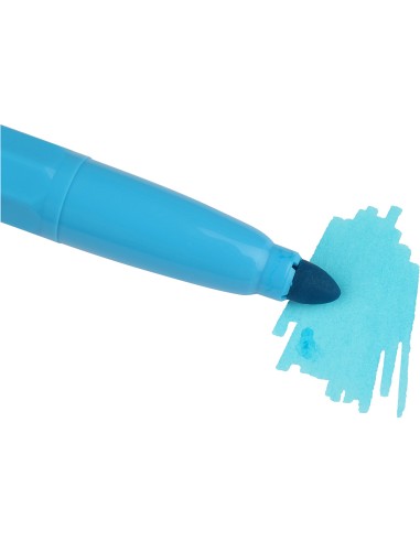 Rotulador liderpapel jumbo bolsa 12 unidades colores surtidos