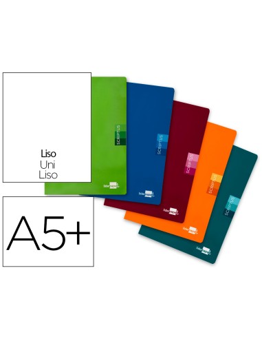 Libreta liderpapel scriptus a5 plus 48 hojas 90g m2 liso sinmargen